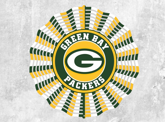 Green Bay Packers 10 Inch Wind Spinner